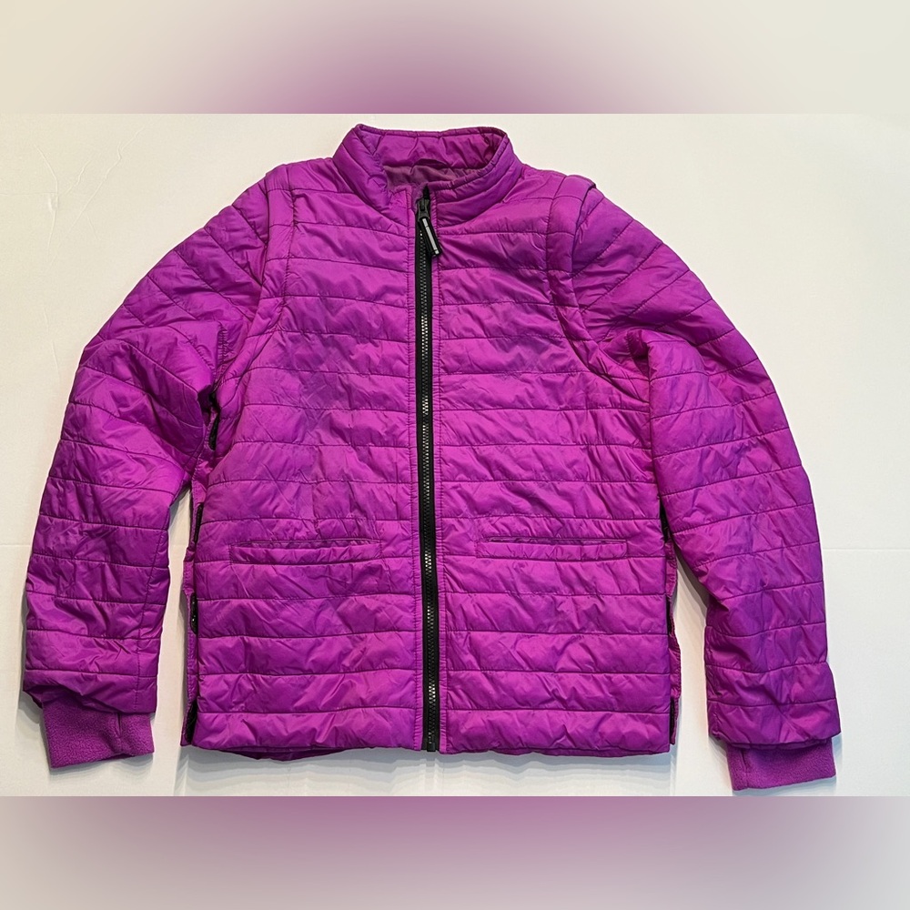 Cat & Jack Adaptive Coat L 10-12 Vest Jacket Girls Youth Velcro Special Needs